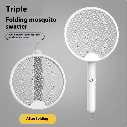 Rechargeable Electric Mosquito and Fly Swatter