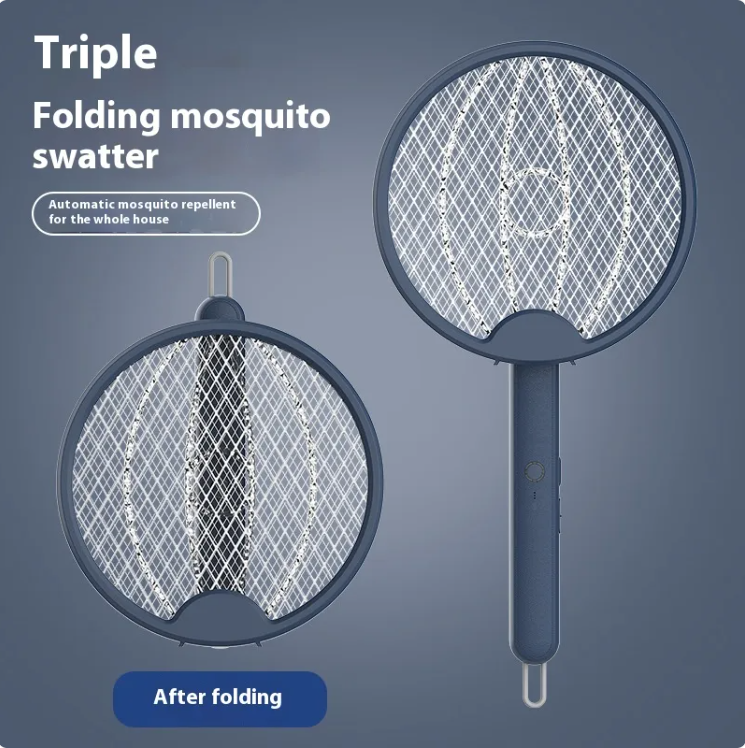 Rechargeable Electric Mosquito and Fly Swatter