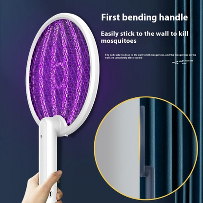 Rechargeable Electric Mosquito and Fly Swatter